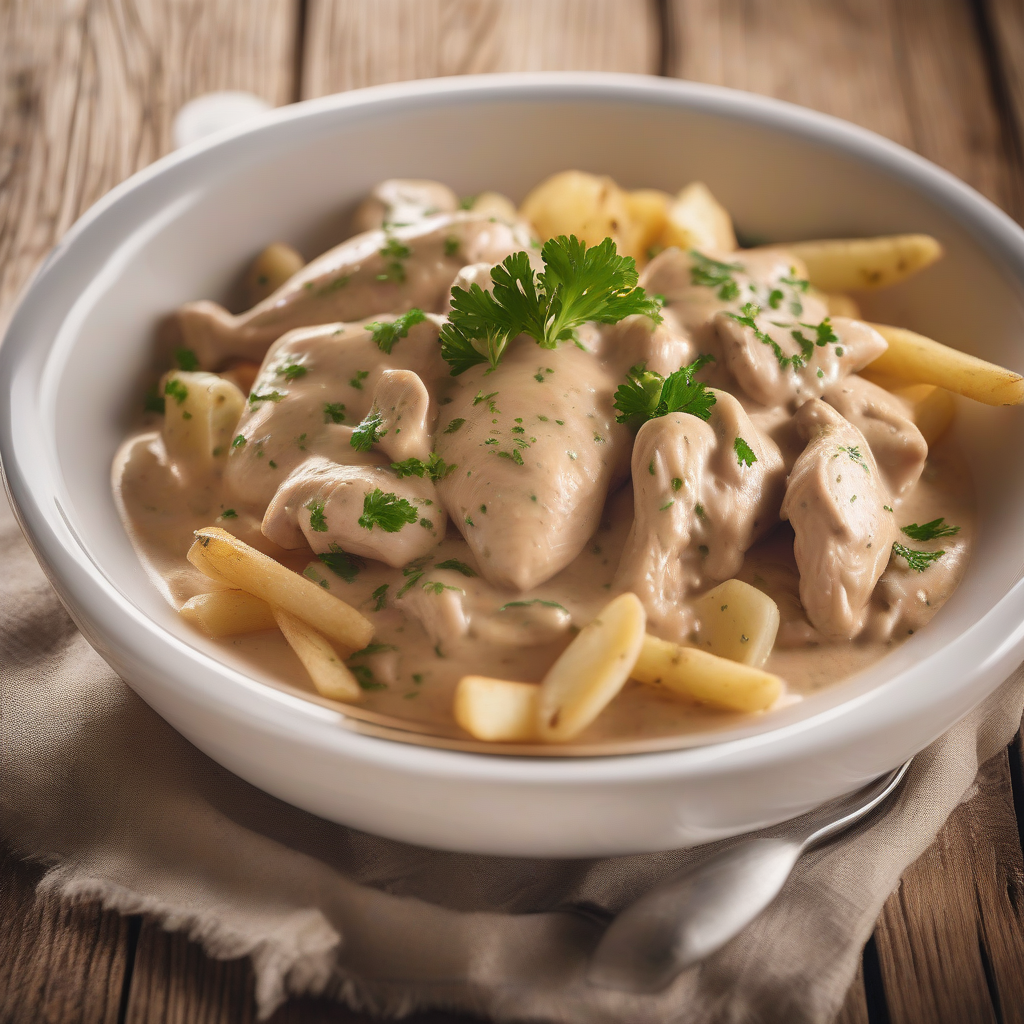 Strogonoff de Frango Cremoso: A Receita Definitiva que Nunca Fala e Encanta Qualquer Mesa